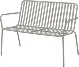 Intratuin Intratuin 2-zits tuinbank Melle taupe 62 x 114,5 x 81 cm aanbieding