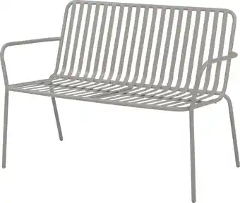 Intratuin Intratuin 2-zits tuinbank Melle taupe 62 x 114,5 x 81 cm aanbieding