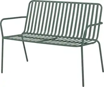 Intratuin Intratuin 2-zits tuinbank Melle groen 62 x 114,5 x 81 cm aanbieding