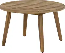 Intratuin Intratuin bijzettafel Lena naturel D 70 H 44 cm aanbieding