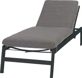 Intratuin Intratuin ligbed Aren antraciet 212 x 65 x 33 cm aanbieding