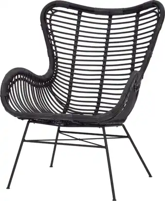 Intratuin Intratuin loungestoel Oor zwart aanbieding