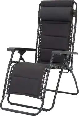 Intratuin Intratuin relaxstoel Sanya zwart aanbieding