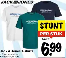 Vomar Voordeelmarkt Jack & Jones T-shirts aanbieding