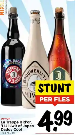 Vomar Voordeelmarkt La Trappe Isid'or, 't IJ IJwit of Jopen Daddy Cool aanbieding