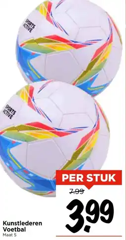 Vomar Voordeelmarkt Kunstlederen Voetbal aanbieding