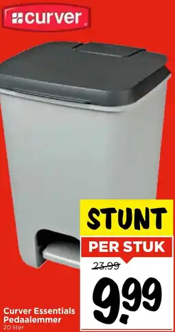 Vomar Voordeelmarkt Curver Essentials Pedaalemmer aanbieding