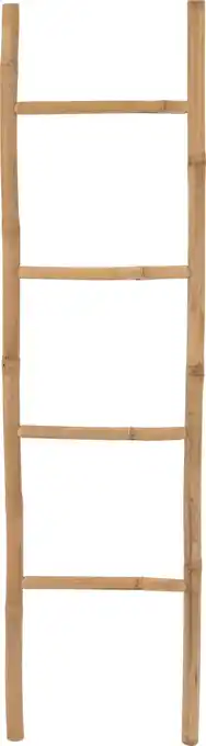 Intratuin Intratuin decoratieladder Tropisch naturel 50 x 170 cm aanbieding