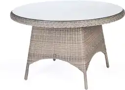 Intratuin Intratuin eettafel Lima kobo grijs D 125 H 76 cm aanbieding