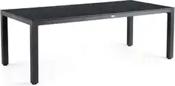 Intratuin Tierra Outdoor eettafel Briga antraciet / grafite 240 x 100 x 73 cm aanbieding