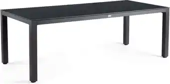 Intratuin Tierra Outdoor eettafel Briga antraciet / grafite 240 x 100 x 73 cm aanbieding
