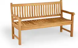 Intratuin Tierra Outdoor 3-zits tuinbank Comfort naturel 150 x 66 x 94 cm aanbieding