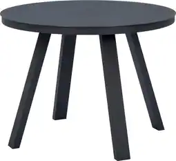 Intratuin Intratuin eettafel Levi grijs D 100 H 76 cm aanbieding