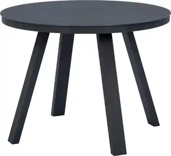 Intratuin Intratuin eettafel Levi grijs D 100 H 76 cm aanbieding