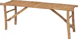 Intratuin Intratuin tuinbank bamboe 120 x 33 x 45 cm aanbieding