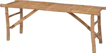 Intratuin Intratuin tuinbank bamboe 120 x 33 x 45 cm aanbieding
