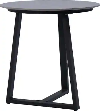 Intratuin Intratuin bijzettafel Olivia grijs D 80 H 74 cm aanbieding