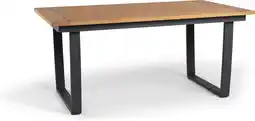 Intratuin Tierra Outdoor eettafel Liv naturel 150 x 90 x 70 cm aanbieding