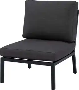 Intratuin Intratuin loungebank middenstuk Milo zwart aanbieding