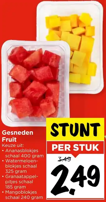 Vomar Voordeelmarkt Gesneden Fruit aanbieding