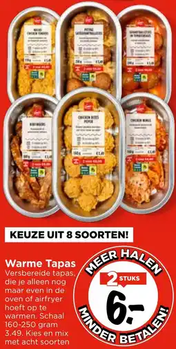 Vomar Voordeelmarkt Warme Tapas aanbieding