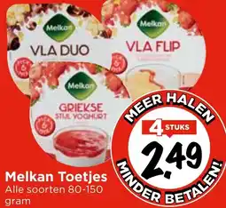 Vomar Voordeelmarkt Melkan Toetjes aanbieding