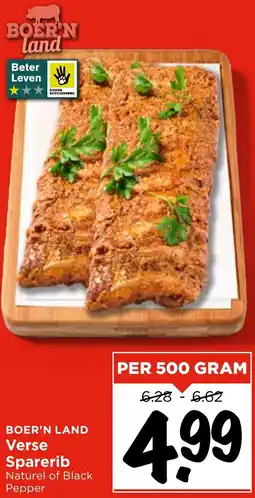 Vomar Voordeelmarkt Verse Sparerib aanbieding