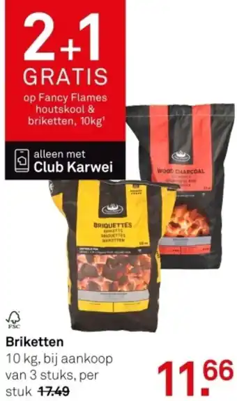 Karwei Briketten aanbieding