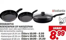 Dekamarkt BRABANTIA KOEKENPAN OF HAPJESPAN aanbieding