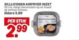 Dekamarkt SILLLICONEN AIRFRYER INZET aanbieding