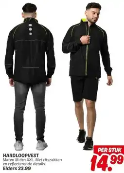 Dekamarkt HARDLOOPVEST aanbieding