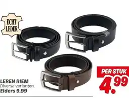 Dekamarkt LEREN RIEM aanbieding