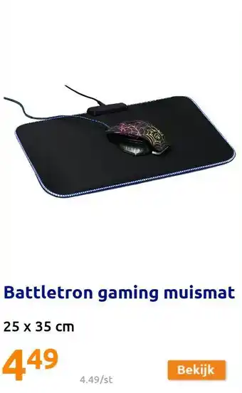 Action Battletron gaming muismat aanbieding