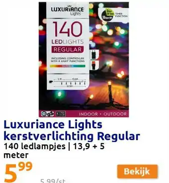 Action Luxuriance Lights kerstverlichting Regular aanbieding