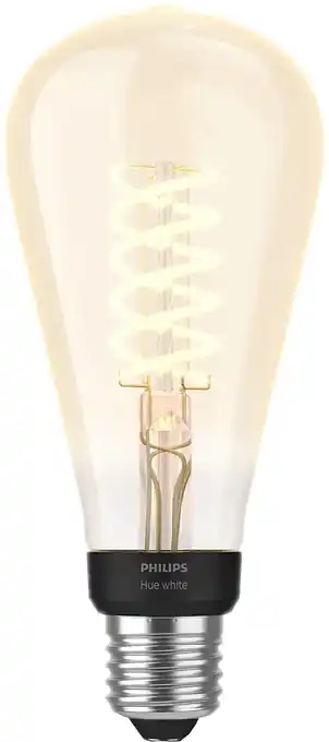 MediaMarkt Philips Hue Filament Edisonlamp St72 - Warmwit 1-pack E27 aanbieding
