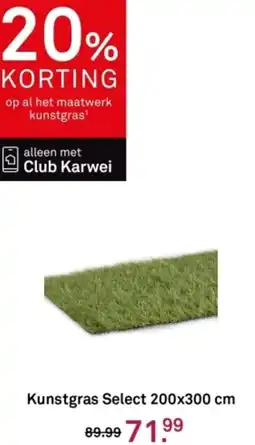 Karwei Kunstgras Select aanbieding
