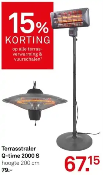 Karwei Terrasstraler Q-time 2000 S aanbieding