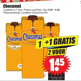 Dirk Chocomel 1L aanbieding