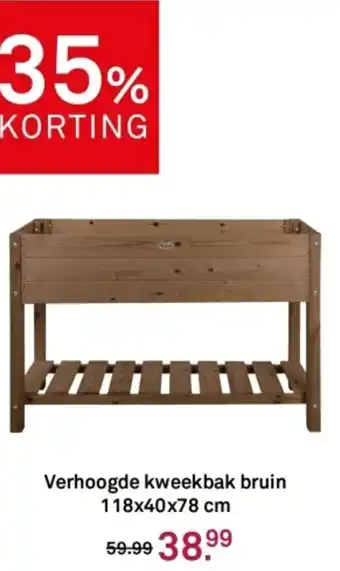 Karwei Verhoogde kweekbak bruin aanbieding