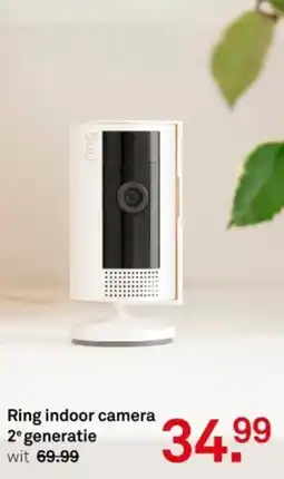 Karwei Ring indoor camera 2° generatie wit aanbieding
