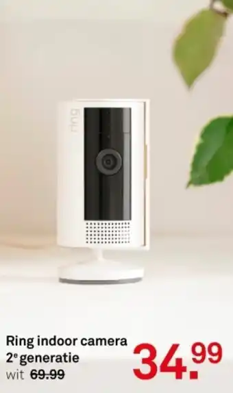 Karwei Ring indoor camera 2° generatie wit aanbieding