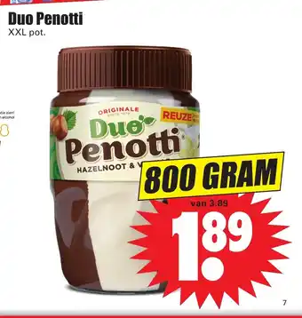 Dirk Duo Penotti 800g aanbieding