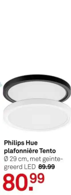 Karwei Philips Hue plafonnière Tento aanbieding