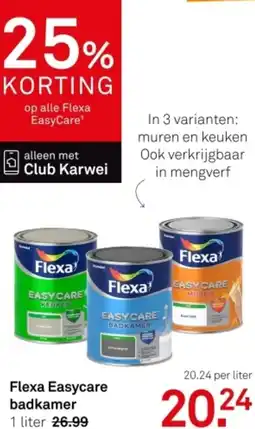 Karwei Flexa Easycare badkamer aanbieding