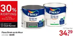 Karwei Flexa Strak op de Muur aanbieding