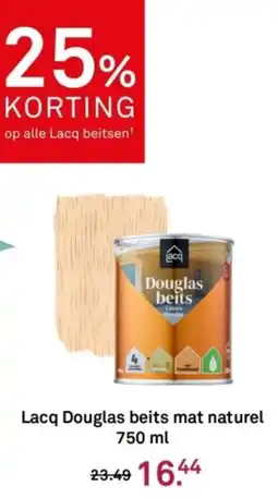 Karwei Lacq Douglas beits mat naturel aanbieding