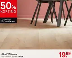 Karwei Click PVC Manera aanbieding
