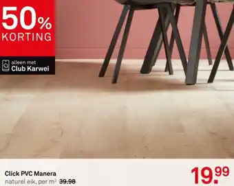 Karwei Click PVC Manera aanbieding