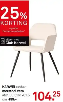 Karwei KARWEI eetkamerstoel Vera aanbieding