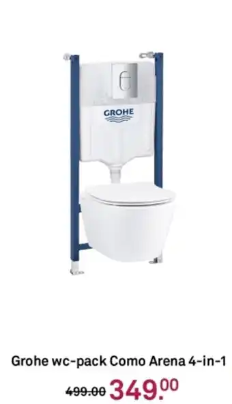 Karwei Grohe wc-pack Como Arena 4-in-1 aanbieding